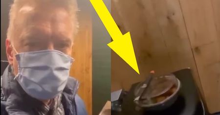 Pokazał filmik z publicznej toalety. Punktuje absurd obostrzeń