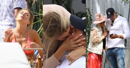 Odprężona Marcelina Zawadzka napawa się miłością do narzeczonego na sopockiej plaży (ZDJĘCIA)