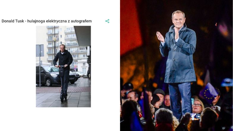 Hulajnoga Donalda Tuska 