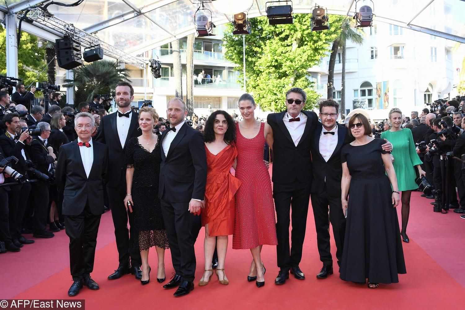 Obsada filmu Zimna Wojna na gali finałowej festiwalu w Cannes 2018