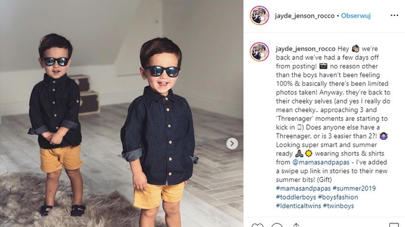 Identyczni bliźniacy mają już 120 tys. fanów na Instagramie