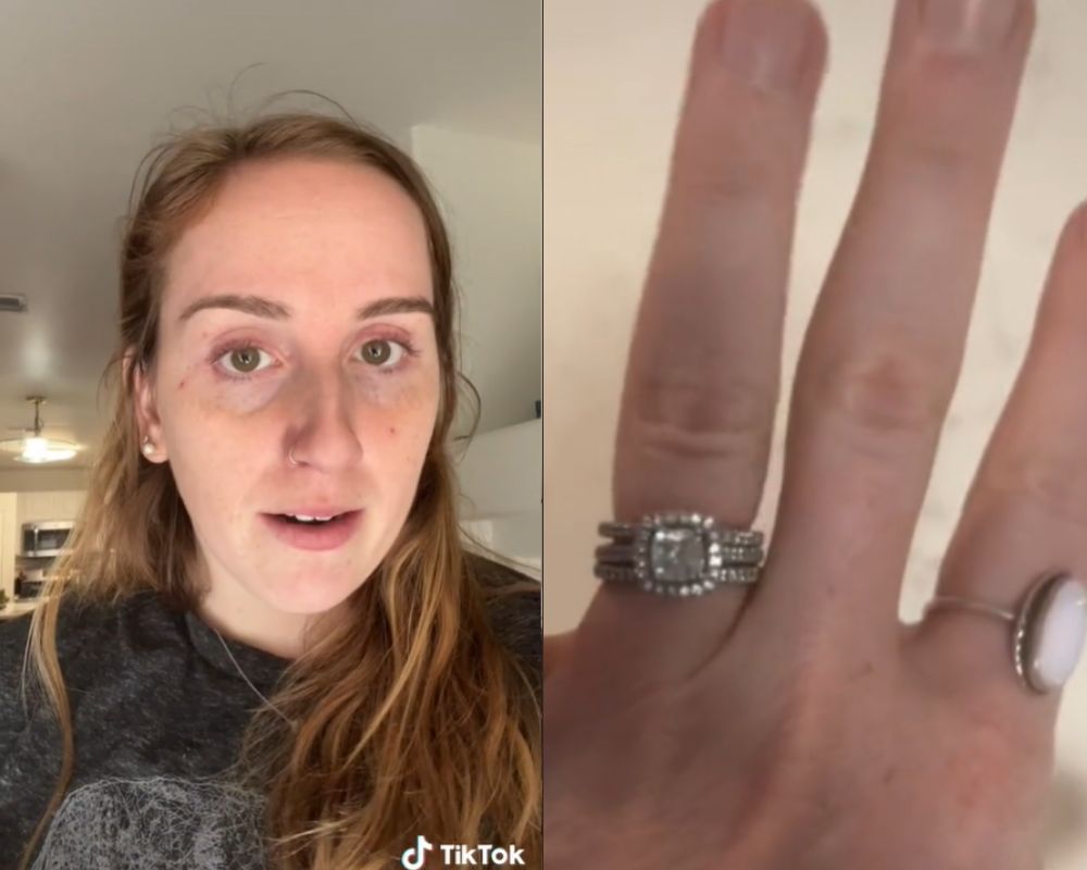 Kobieta wymieniła pierścionek zaręczynowy