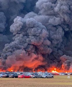 Ogromny pożar na terenie lotniska na Florydzie. Spłonęło 3,5 tys. samochodów