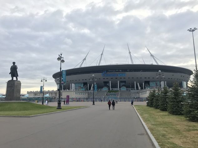 Stadion Gazprom Arena, na którym Polska zagra ze Słowacją