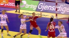 Polska - Norwegia: No-look pass Byzdry, bezbłędna Drabik