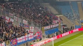 Taki transparent na meczu z Ukraińcami wywiesili w Lublinie Anglicy