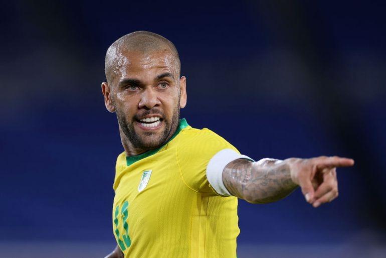 Dani Alves w barwach reprezentacji Brazylii