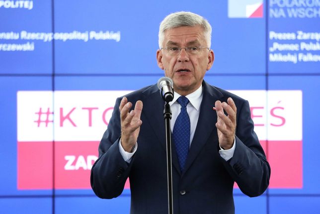 Marszałek Senatu Stanisław Karczewski nazwał autorów listu do Donalda Trumpa "oderwanymi od rzeczywistości"