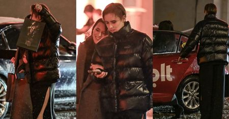Romantyczny (?) wieczór Zillmann i Lesar po Gali Mistrzów Sportu: spacer pod rękę, głowa na ramieniu i odjazd jedną taksówką (ZDJĘCIA)
