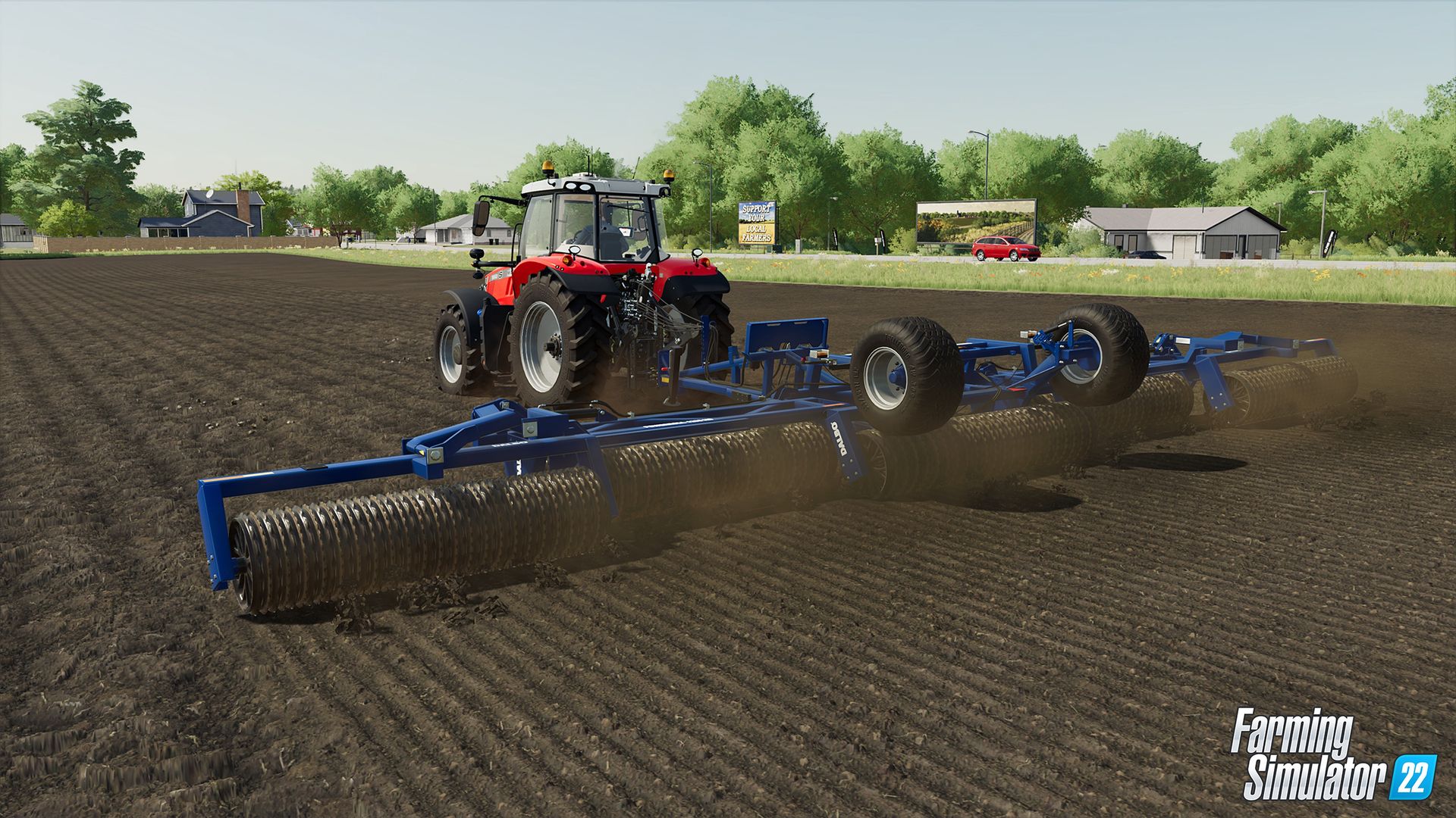 Farming Simulator 22 walcowanie