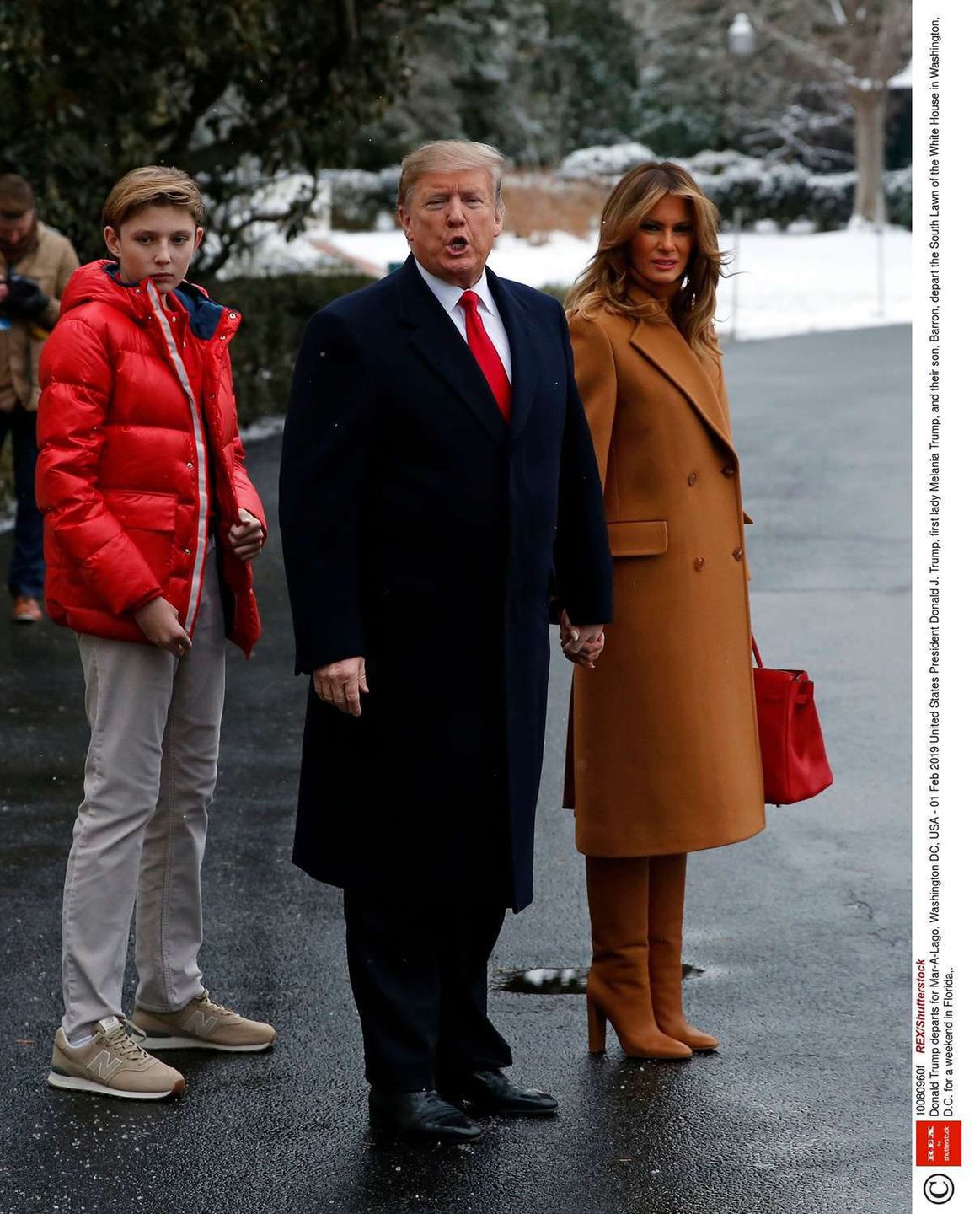 Melania Trump w miodowej stylizacji