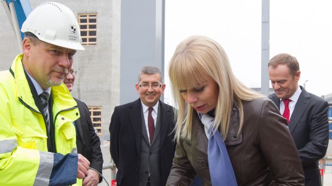 Wmurowanie kamienia węgielnego <BR/> pod inwestycję Tauronu w Tychach w 2014 r.