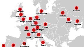 LM: Mapa trafień Leo Messiego! 71 bramek, 22 miasta, 23 ofiary, Chelsea zmorą Argentyńczyka