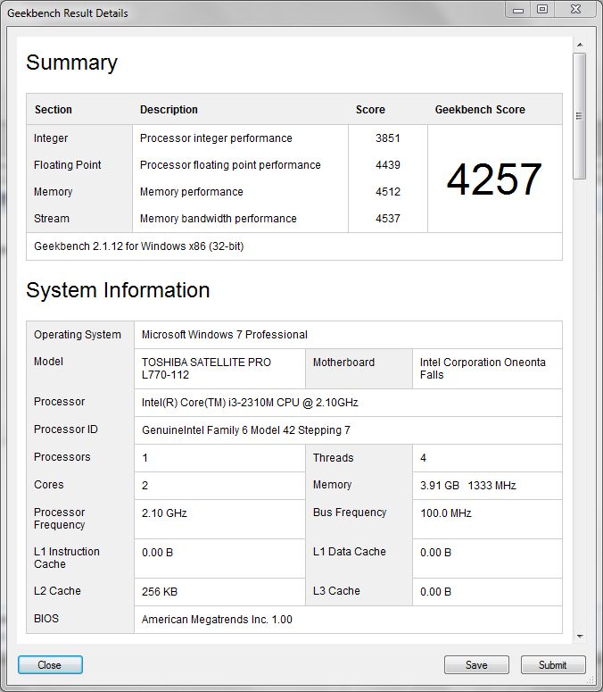 Toshiba Satellite Pro L770 - praktyczna 17 nie tylko dla biznesu [test cz. 2] 10
