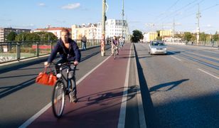 "Bomblostrada" w centrum miasta. Drogi rowerowe są wykorzystywane nie tylko przez rowerzystów
