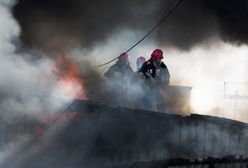 Pożar hali. W środku mieszkania dla obcokrajowców