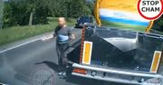 Skandaliczne nagranie z polskich dróg. "Kto tu jest chamem?"