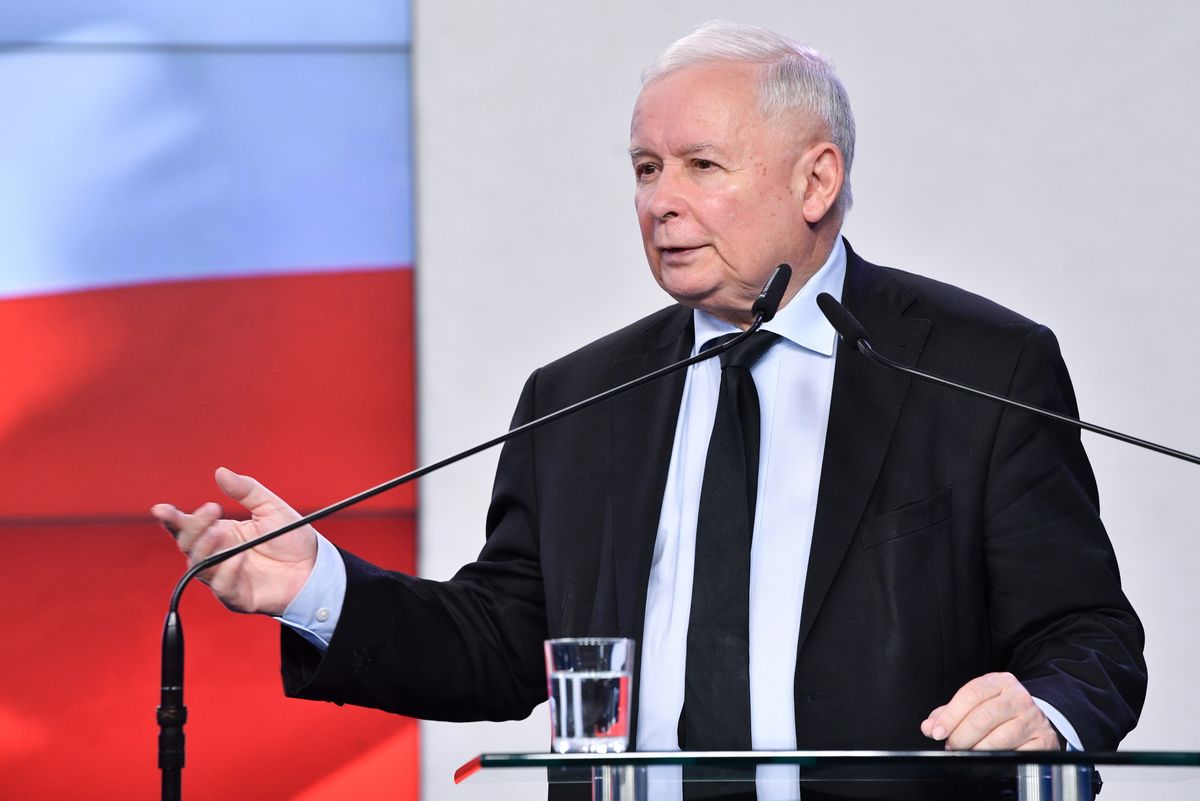 Prezes PiS Jarosław Kaczyński