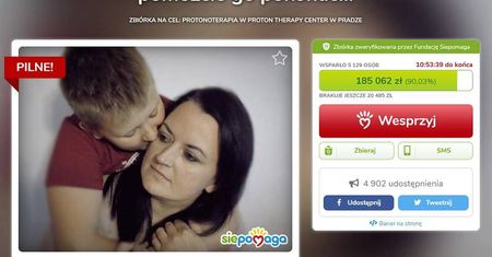 Pomóżmy Pani Beacie odzyskać zdrowie. Nowotwór odbiera jej wzrok