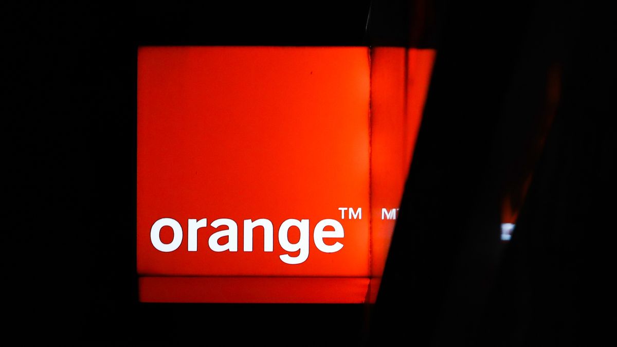Orange logo is seen on the store in Krakow, Poland on February 18, 2022. (Photo Illustration by Jakub Porzycki/NurPhoto via Getty Images)
