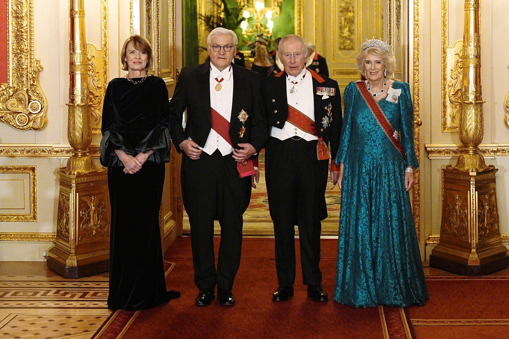 Elke Budenbender, Frank-Walter Steinmeier, Karol i Camilla