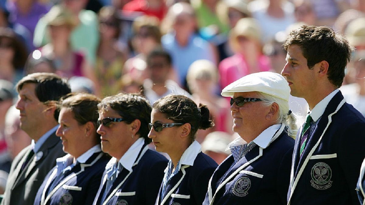 sędziowie podczas Wimbledonu