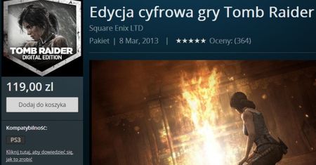Konsolowy Tomb Raider za 119 złotych? Owszem, tylko na PSN