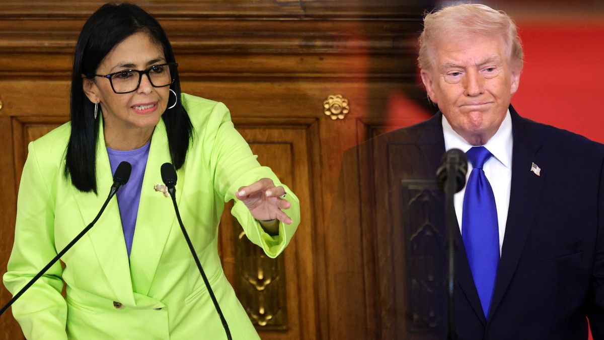 Delcy Rodriguez, Donald Trump