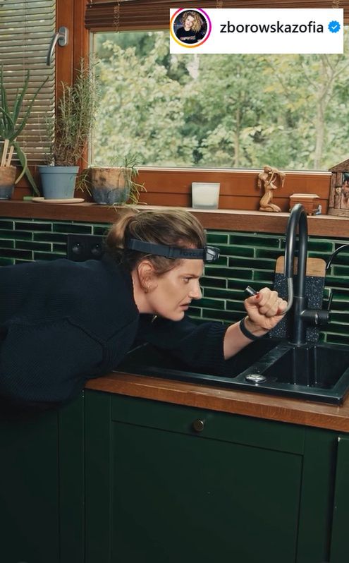 Kuchnia w domu Andrzeja Wrony i Zofii Zborowskiej-Wrony