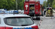 Warszawa: Samozapłon baterii trakcyjnej w aucie hybrydowym sparaliżował ruch na Wisłostradzie