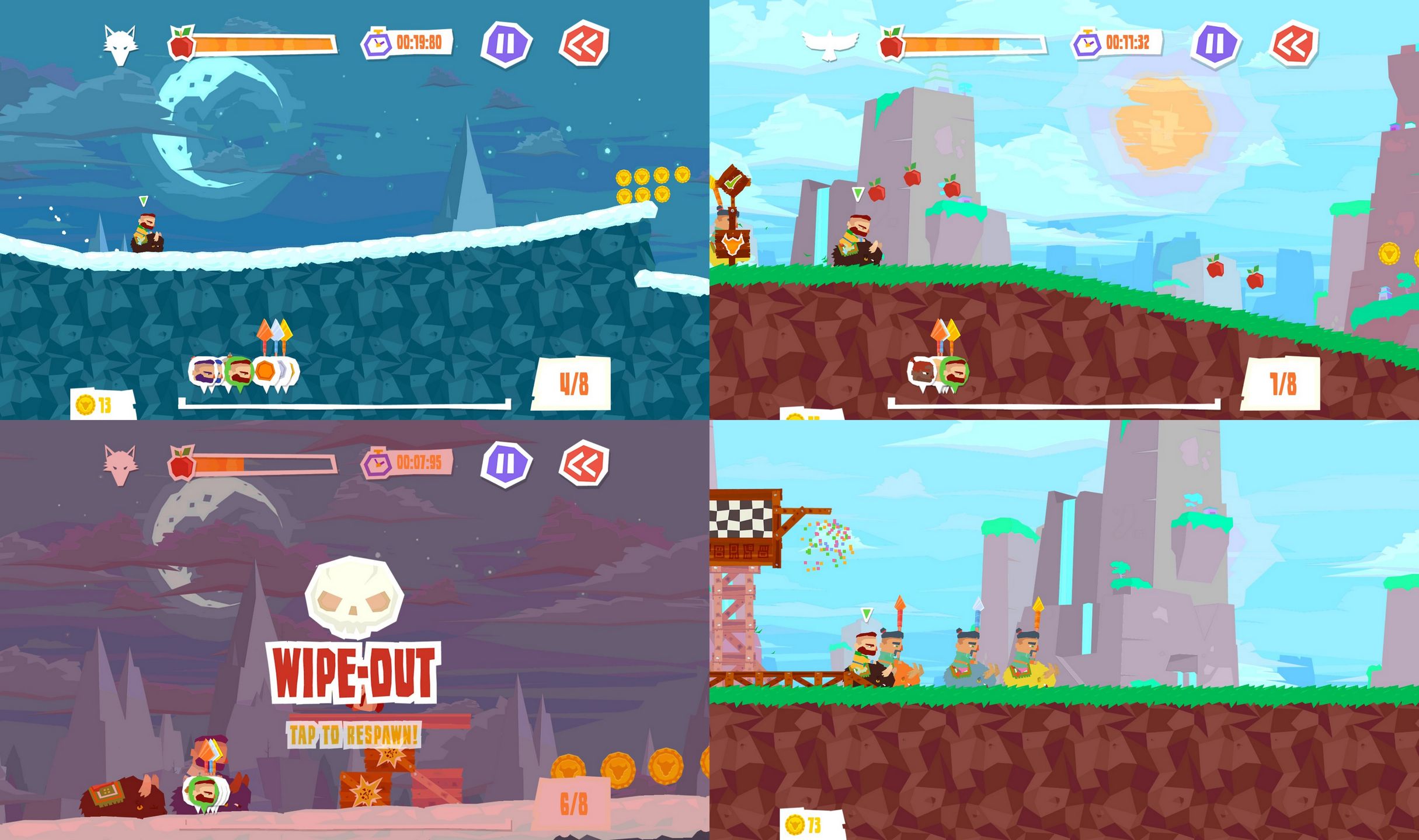 W tej grze zmierzymy się z graczami z całego świata w wyścigach… jaków. [Recenzja Yak Dash] 4