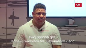 Kto najlepszym napastnikiem świata według Ronaldo? "Uwielbiam Lewandowskiego!"