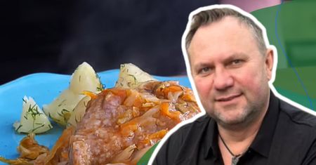 Strzelczyk upiekł karkówkę z młodą kapustą. To będzie mój nowy hit na obiad