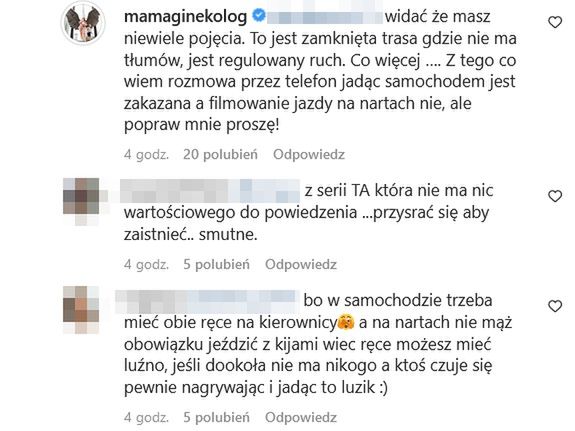 Mama Ginekolog odpowiada na komentarze internautów