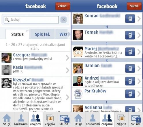 Nokia N97: Facebook w naprawdę mobilnej wersji 3