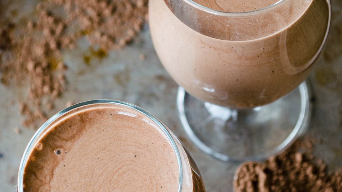 Napój czekoladowy na bazie mleka i soi