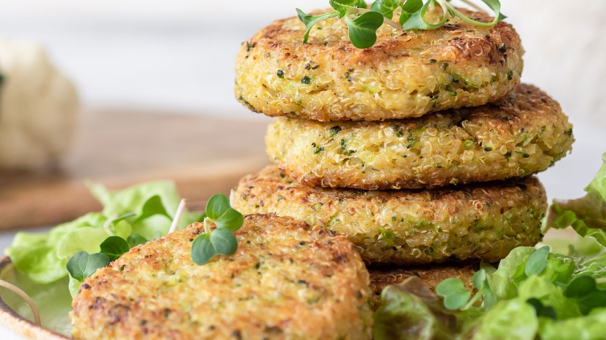 Placki z brokułem - Pyszności