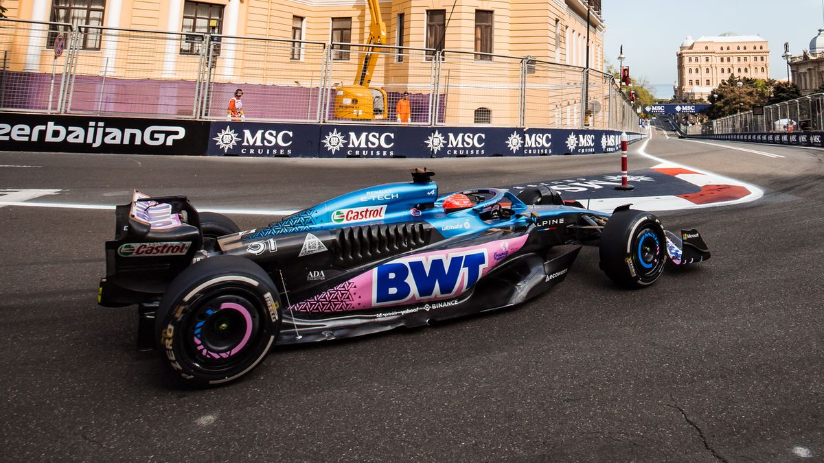 Esteban Ocon za kierownicą bolidu Alpine