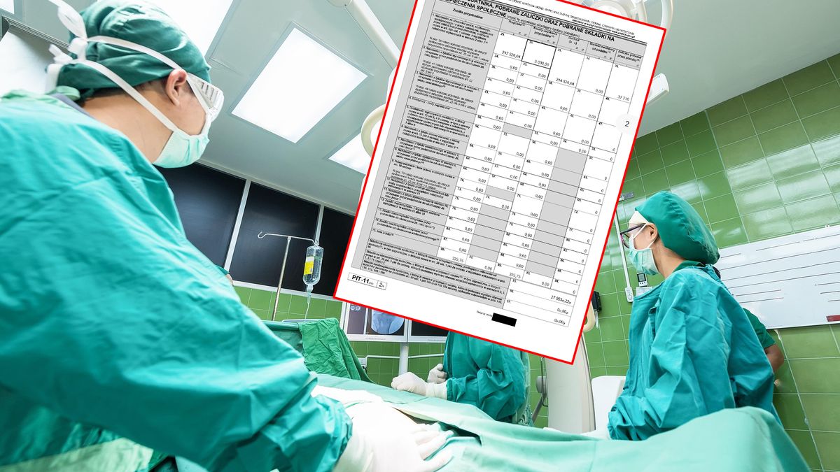 Lekarz ujawnił PIT w rozmowie z o2.pl