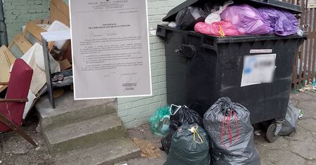 Podwarszawskie miasto tonie w śmieciach. Właściciel firmy wybrał milczenie