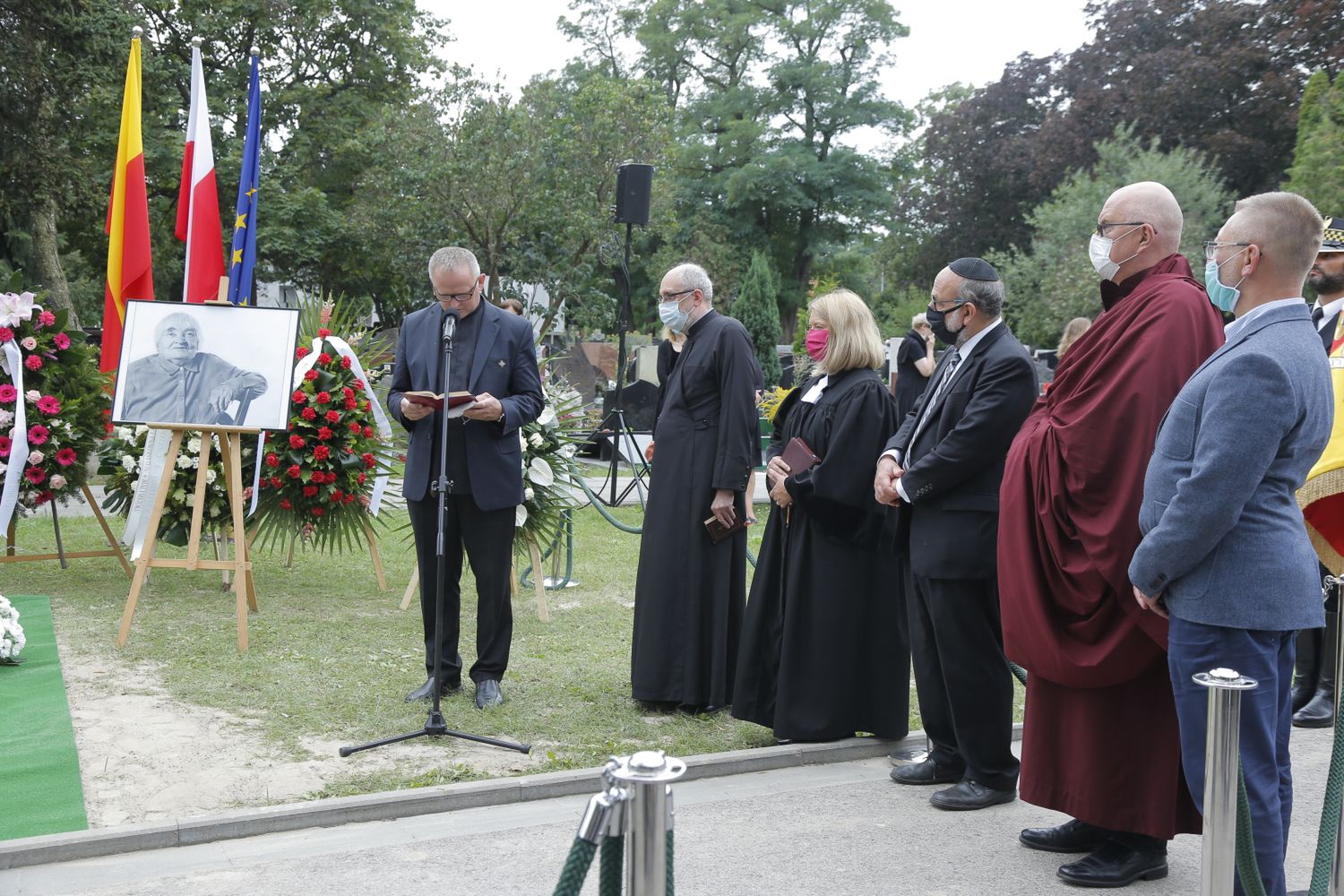 Pogrzeb Marii Janion - ks. Wojciech LemańskiPogrzeb Marii Janion