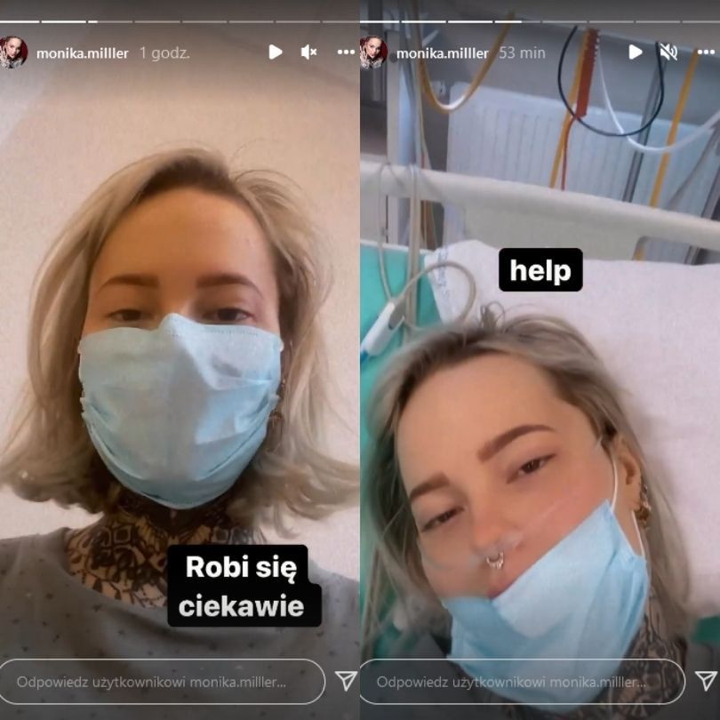 Monika Miller relacjonuje pobyt w szpitalu