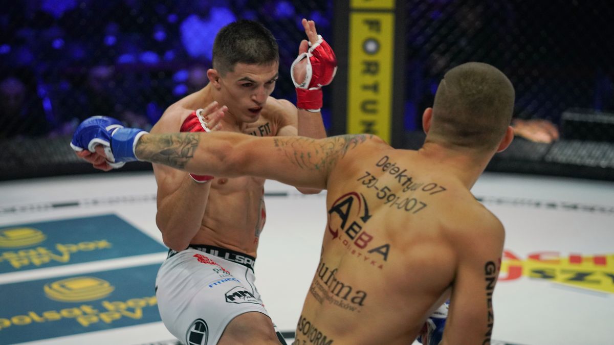 Materiały prasowe / KSW / Na zdjęciu: Michał Domin