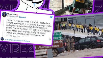 Protesty w Brazylii. Wyznawcy teorii spiskowych znają "prawdę"