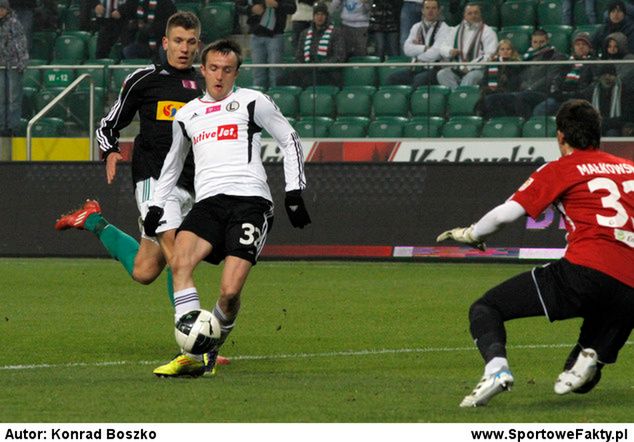 Miroslav Radović w końcu zdołał pokonać bramkarza