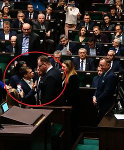 Stanęli "twarzą w twarz". Spięcie z Kołodziejczakiem w Sejmie