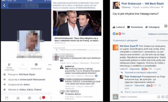 Ciąg dalszy afery z homofobicznymi komentarzami. Za co Facebook zablokował reportera WP?