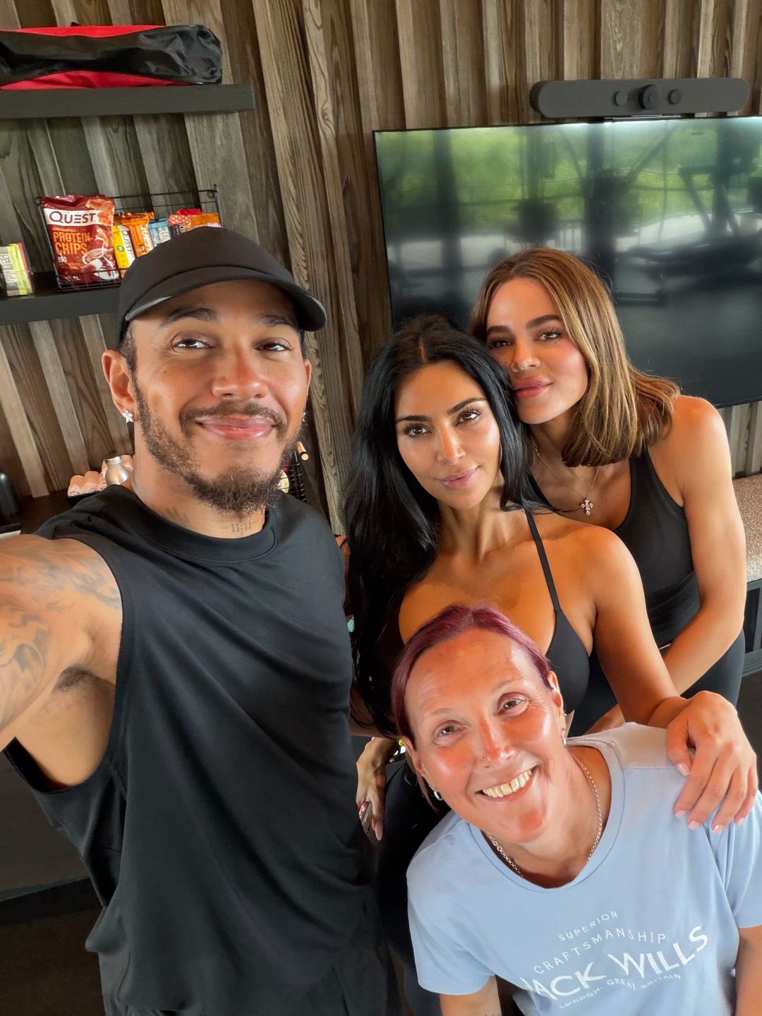 Kim Kardashian i Lewis Hamilton 