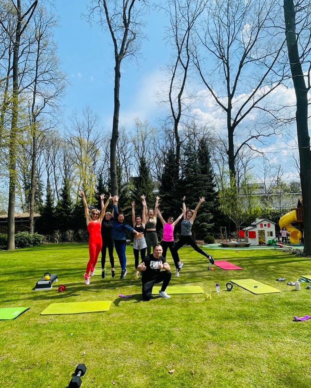 Małgorzata Socha urządziła trening dla przyjaciółek