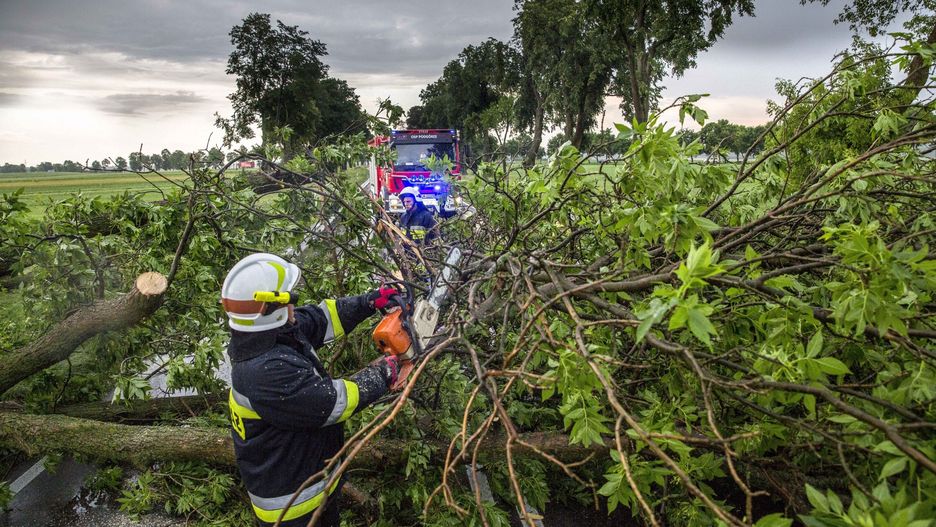Pogoda. Trwa usuwanie szkód po nocnych nawałnicach. Ostrzeżenia IMGW